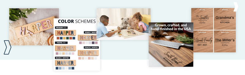 Amazon Agency Services: South Bend Woodworks Product and Lifestyle Photography